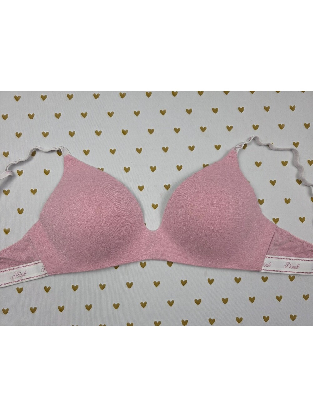 Victorias Secret Pink 34C Wear Everywhere Wireless Push Up Bra